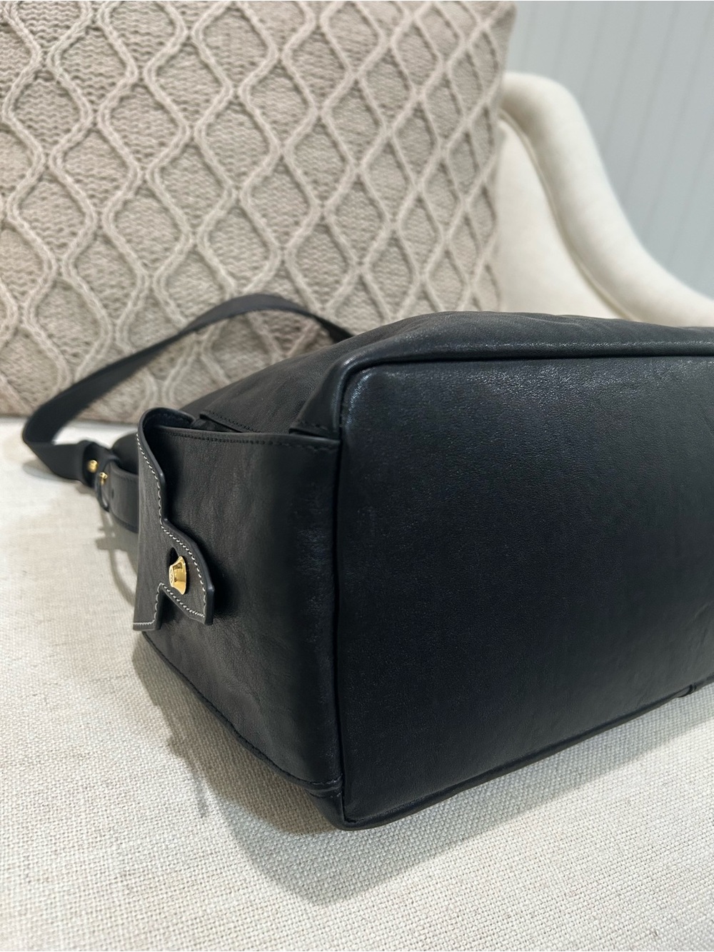 Songmont Medium Yore Hobo Bag - Onyx Black Leather ( Excellent Condition) - Picture 7 of 13